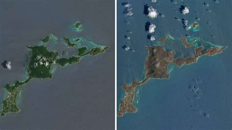 Satellite Images Show Before And After Hurricane Irma Hit The Caribbean ...