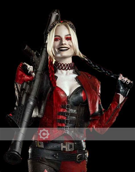 Harley Quinn Leather Costume | Margot Robbie Costume Suicide Squad