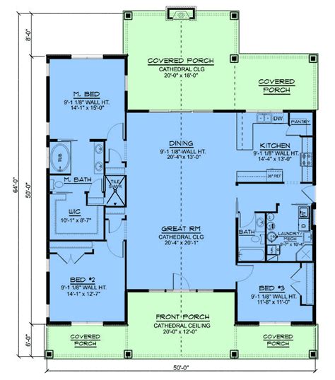 Floor Plan For A 3 Bedroom House | Viewfloor.co