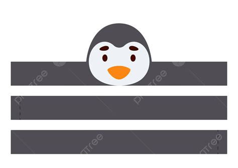 Diy Penguin Crown For Parties And Events Clipart Design Polar Vector ...