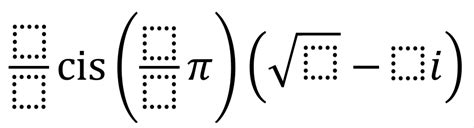 Polar and Cartesian form of complex numbers | Open Middle®