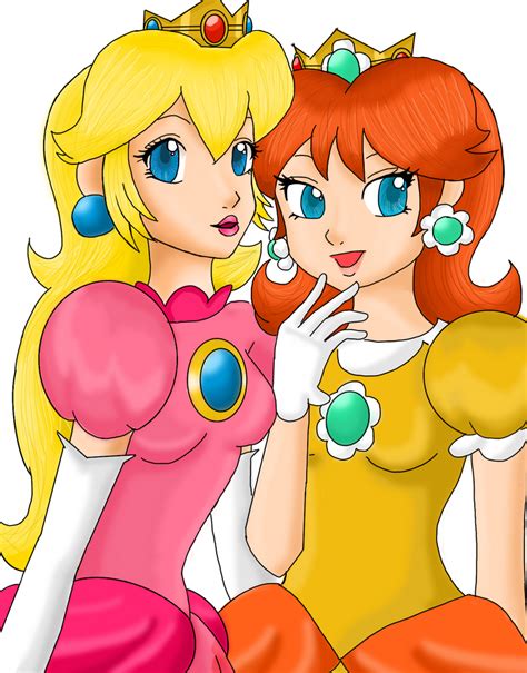 Super Mario : Princess Peach and Princess Daisy by LadyOfCourage on ...