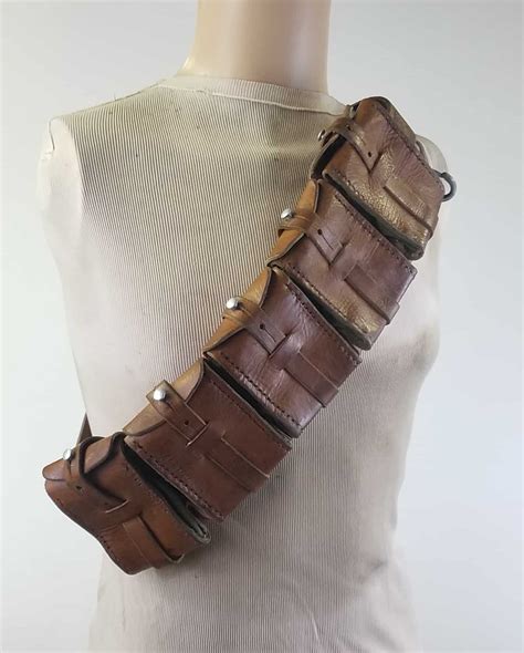 M1900 Swedish Mauser Leather Ammo Belt Bandolier Pouch early 20th ...