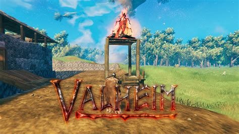 Valheim | Bonfire On Wood Floor / Lighthouse Bonfire ( Vanilla ) - YouTube