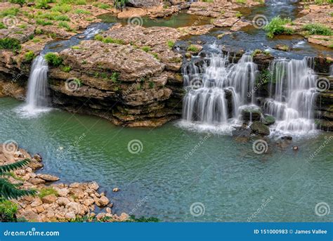 Great Falls in Rock Island State Park Stock Image - Image of great ...