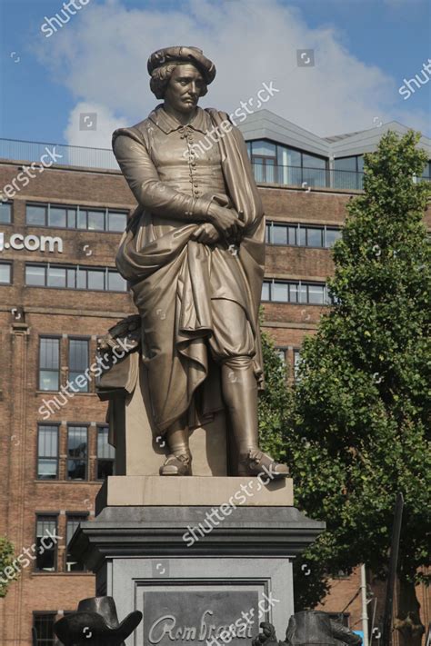 Statue Rembrandt Van Rijn Rembrandtplein Rembrandt Editorial Stock ...