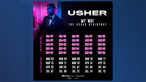 Usher 'The Vegas Residency,' tickets sold out for 2022; 2023 tickets on ...