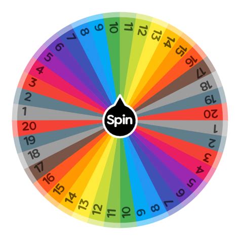 Numbers 1-20 | Spin the Wheel - Random Picker