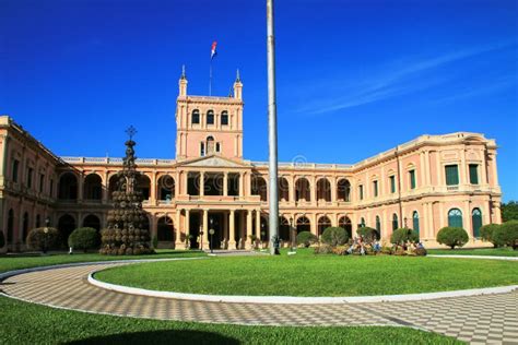 Presidential Palace in Asuncion, Paraguay Stock Photo - Image of ...