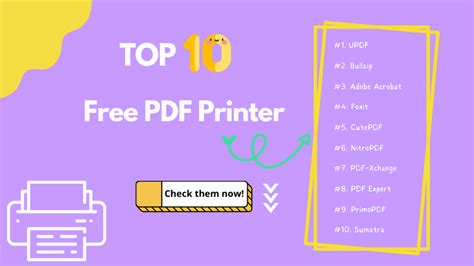 10 Best Free PDF Printers to Watch Out for in 2025 | UPDF