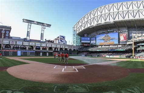 Houston Astros’ home Minute Maid Park is starting to take shape