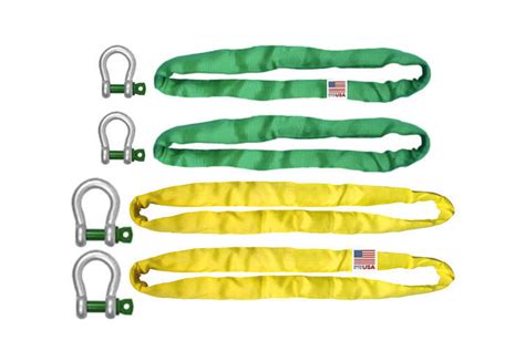 Polyester Round Sling Kit with Van Beest Shackles (USA) – Baremotion