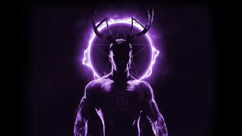 Download Horns Purple Fantasy Demon 4k Ultra HD Wallpaper by Destiiny1