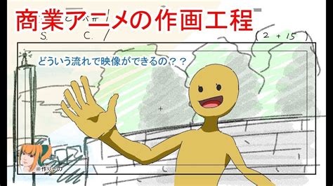 【作画の基礎知識】商業アニメの作画工程 - YouTube