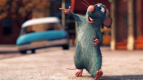 Download Ratatouille Remy In The Street Wallpaper | Wallpapers.com