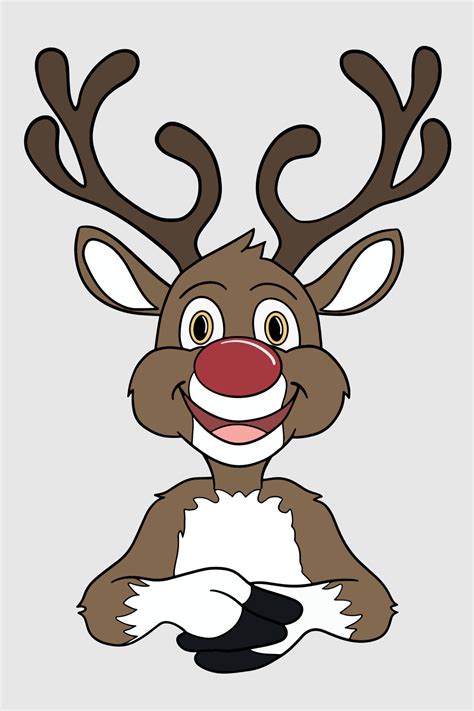 Illustration of christmas reindeer 15303235 Vector Art at Vecteezy