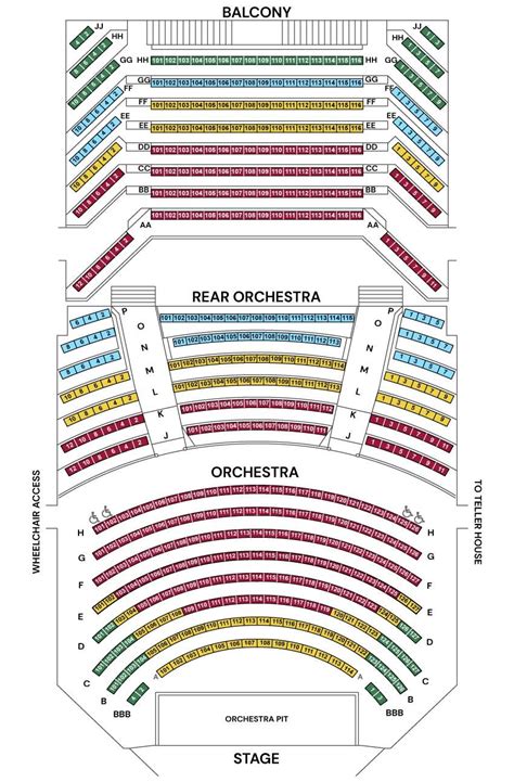 Seating Chart - Central City Opera