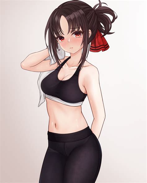 Kaguya in gym clothes (By Cetta) : r/Kaguya_sama