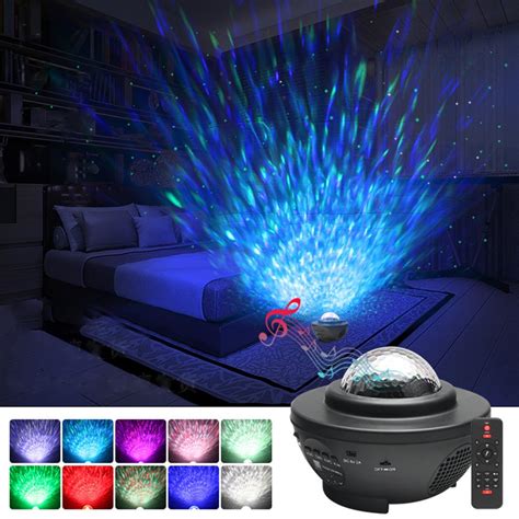 Star Projector Night Light Projector, with Bluetooth Music Speaker for ...