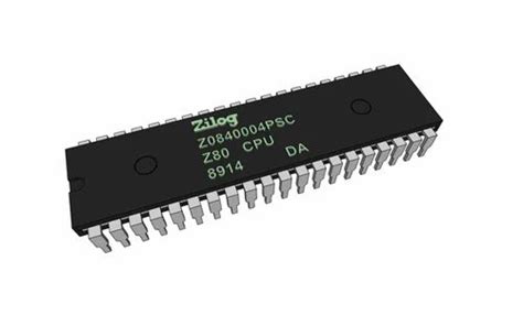 Black Z80 CPU Microprocessor, Model Name/Number: Z0840004PSC at best ...