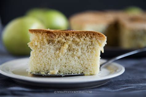 Soft and Fluffy Gluten-Free Apple Chiffon/Sponge Cake