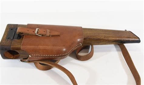 Mauser C96 Buttstock/Holster with New Leather