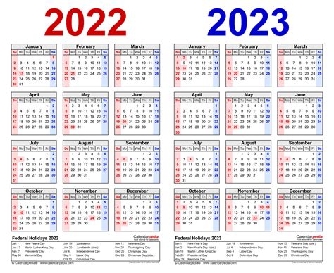 2022 editable calendar Federal Calendar 2022 calendar template ...