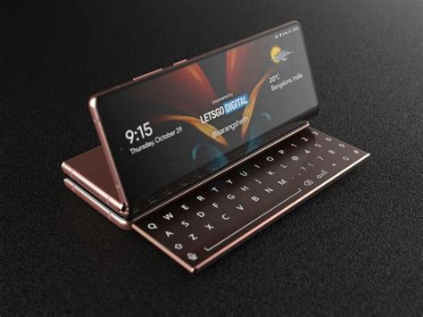 Samsung Galaxy Z Fold 3 Gets An Extra Hinge and Sliding QWERTY Keyboard