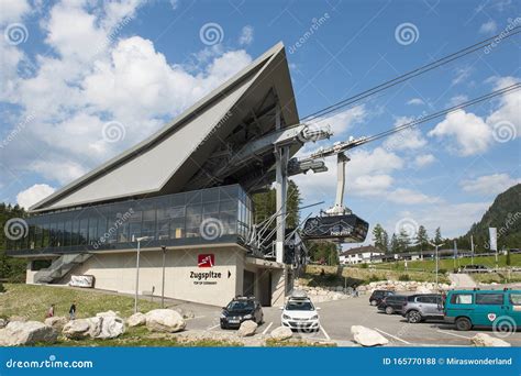 Station of the Cable Car of the Zugspitze the Highest Mountain of ...