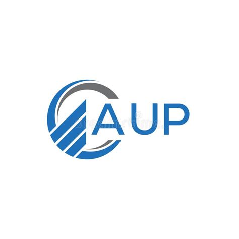 AUP Flat Accounting Logo Design on White Background. AUP Creative ...