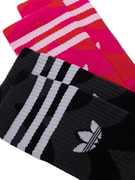 Adidas Logo-print Socks Set Of 2 - Pk-Kicks