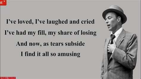 Frank Sinatra - My Way🎵(Lyrics) Chords - Chordify