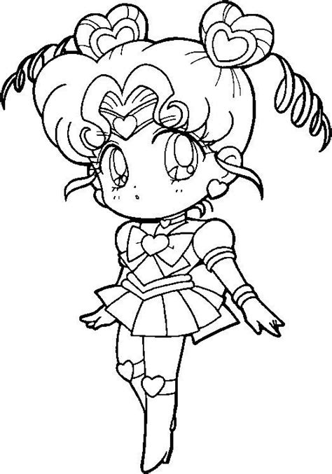 Sailor moon coloring pages venus chibi Chibi Coloring Pages, Sailor ...