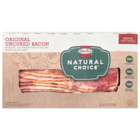 Hormel Natural Choice Original Uncured Bacon - Shop Bacon at H-E-B