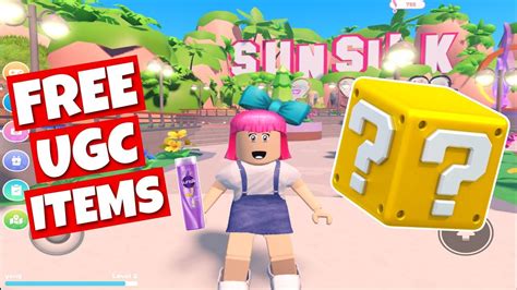 *NEW* SunSilk City Event FREE ROBLOX UGC Items | SunSilk City Free Hair ...