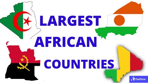 Top 10 Largest Countries in Africa - Surface Area - YouTube