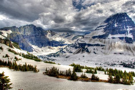 Glacier National Park Winter Wallpapers - 4k, HD Glacier National Park ...