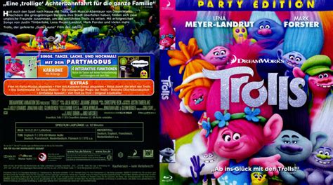 Trolls blu-ray covers (2016) R2 German