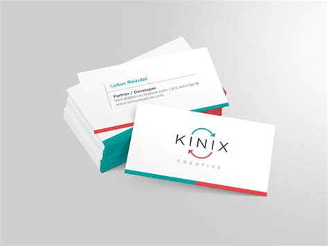 Kinix Creative | Final Business Cards by Jordan Mahaffey on Dribbble