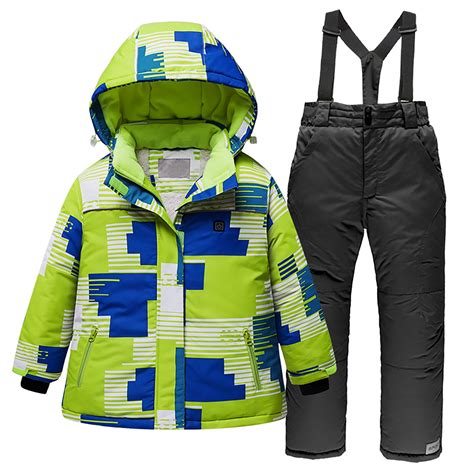 Lenago Snow Suits for Girls Children's Waterproof Heating Snowsuits ...