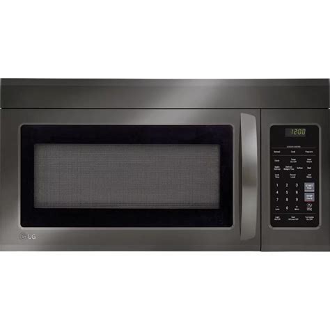 LG 1.8 Cu. Ft. Black Stainless Over-the-Range Microwave – Lelabuttery