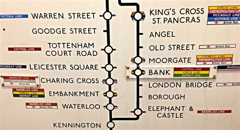 Transit Maps: Photo: Old London Underground Northern Line Map