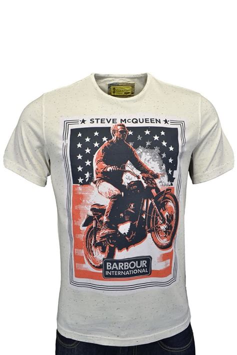 Barbour Steve Mcqueen Barbour Steeve Mcqueen Poster T Shirt - Barbour ...