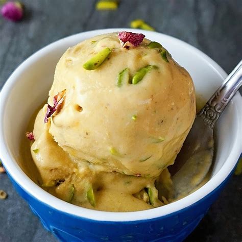 Vegan Persian Saffron Ice Cream - Nutriholist