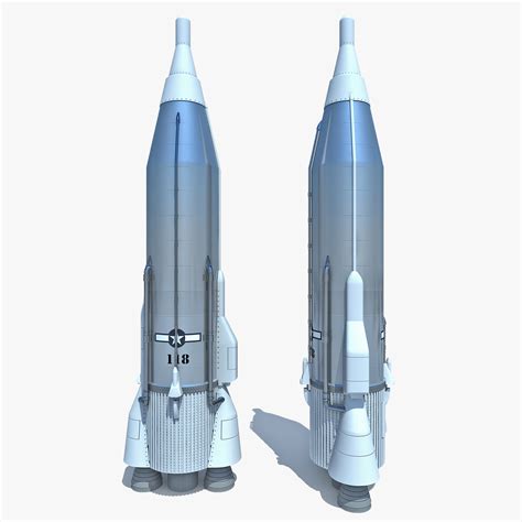 atlas rocket 3d model