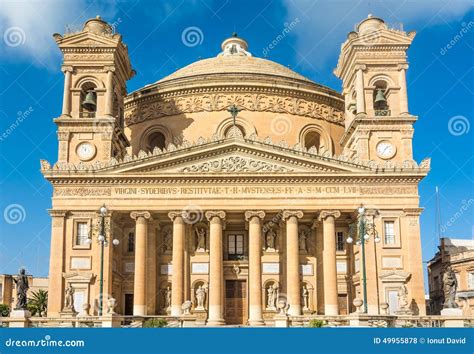 Mosta dome in Malta stock photo. Image of large, exterior - 49955878