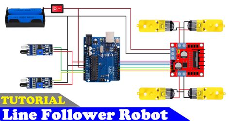 Arduino Line Follower Robot Code And Circuit Diagram