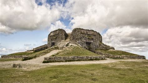 Moel Famau Taking in the View Jubilee Tower Stock Image - Image of moel ...