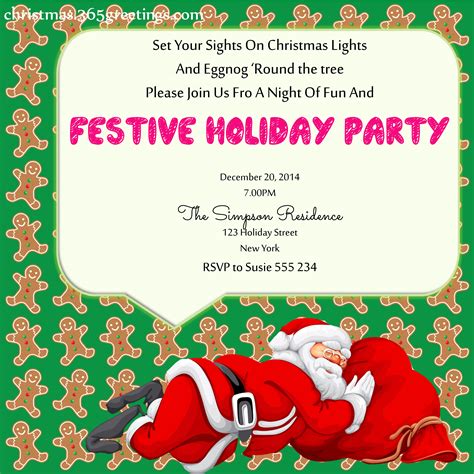 Christmas Party Invitation Ideas - Christmas Celebration - All about ...