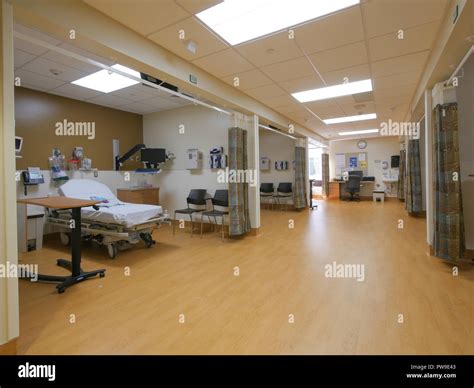 Hospital emergency room beds Stock Photo - Alamy